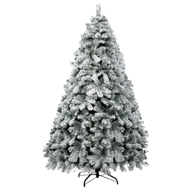 Jingle Jollys 7FT Snow-Flocked Christmas Tree
