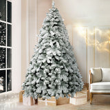 Jingle Jollys 7FT Snow-Flocked Christmas Tree