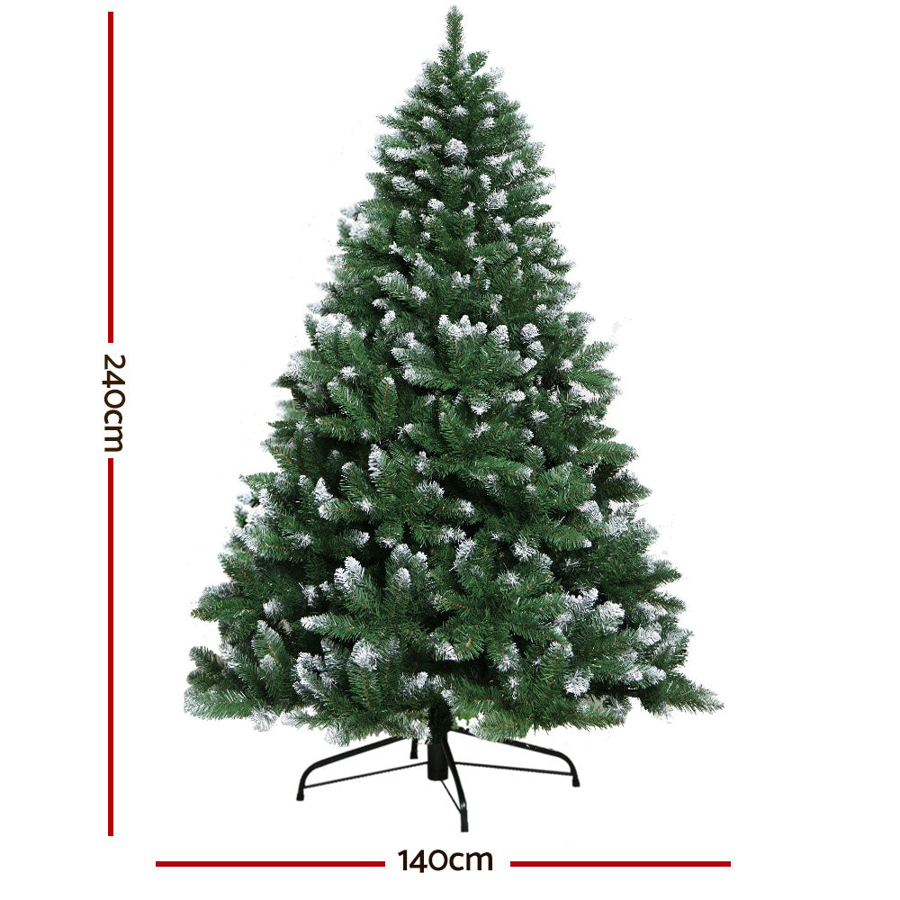 Snowy Jingle Jollys 8FT Christmas Tree