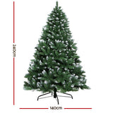 Snowy Jingle Jollys 8FT Christmas Tree