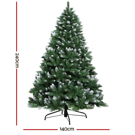 Snowy Jingle Jollys 8FT Christmas Tree