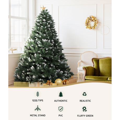 Snowy Jingle Jollys 8FT Christmas Tree