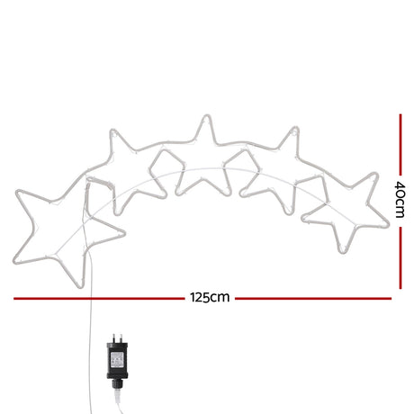 Jingle Jollys 1.25M LED Christmas Rope Lights