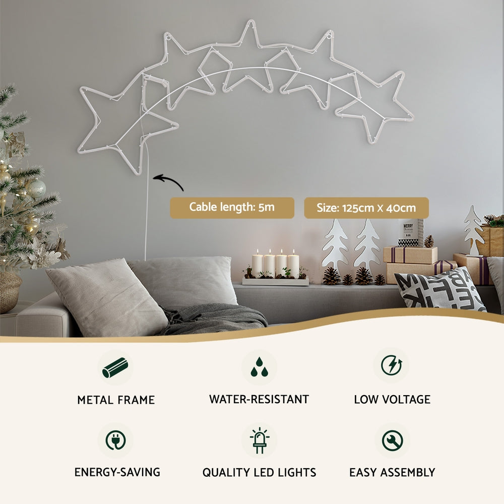 Jingle Jollys 1.25M LED Christmas Rope Lights