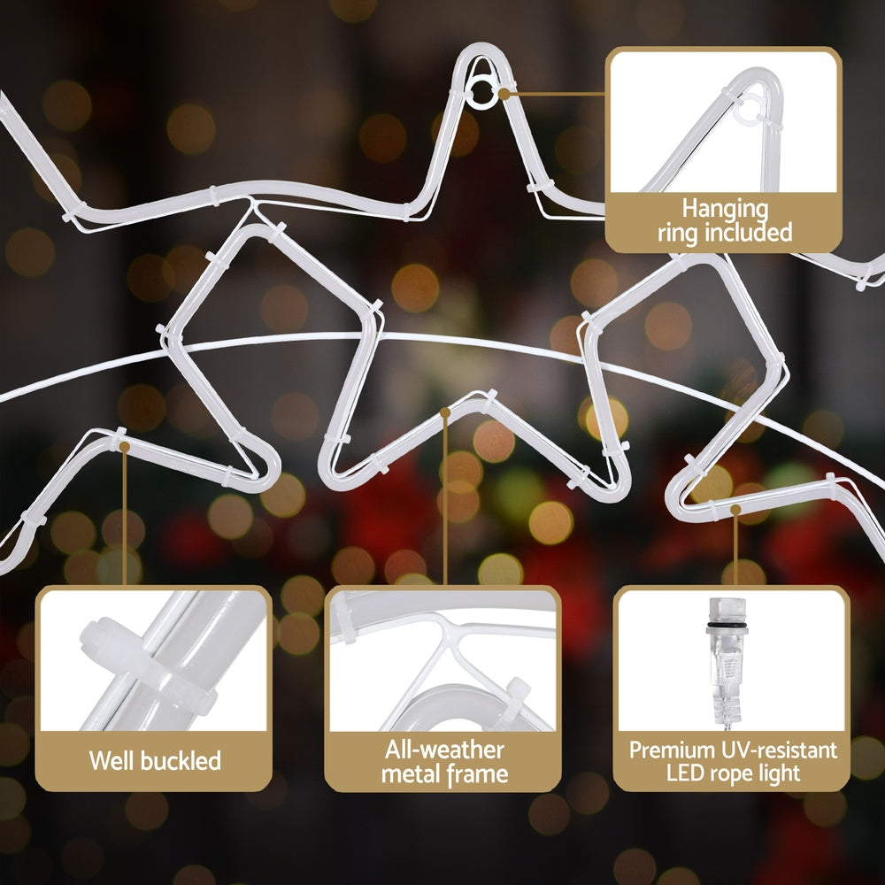 Jingle Jollys 1.25M LED Christmas Rope Lights