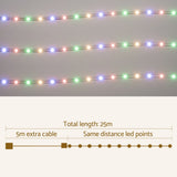 Jingle Jollys 20M Colorful LED Christmas Lights