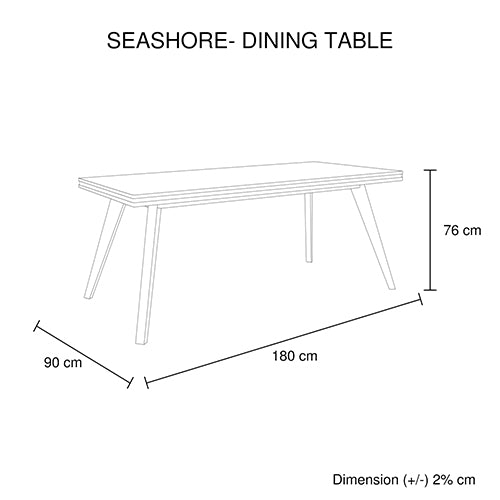 Nairne 7 Piece Dining Set Acacia