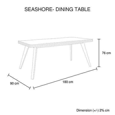 Nairne 7 Piece Dining Set Acacia
