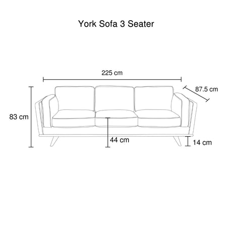 Teal Fabric 3 Seater Sofa Lounge Set