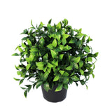 Small faux jasmine plant styled on windowsill and outdoor table — Allure Home Collections